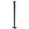 Ornamental bollard | Series 4074B | � 76 mm | stationary, to be fixed by plugswith base plate 100 x 150 mm | without lock | with 1 eyelet